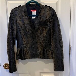Vintage Apriori Tailored Jacquard Lined Jacket